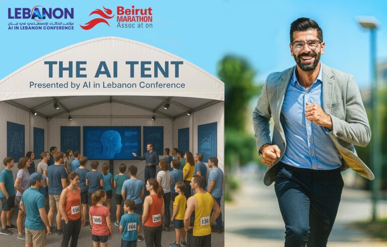 صانع المحتوى الرقمي عمر قصقص يشارك في قيادة خيمة الذكاء الاصطناعي ضمن فعاليات ماراثون بيروت