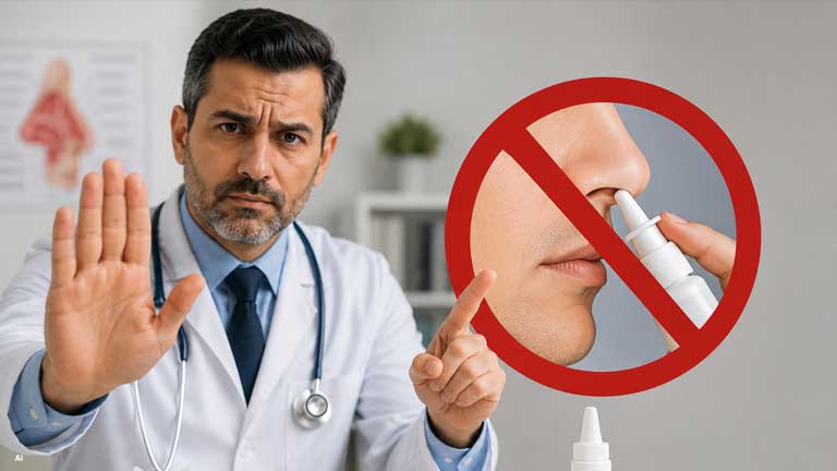 طبيب يحذّر من الاستخدام الخاطئ للقطرات الأنفية